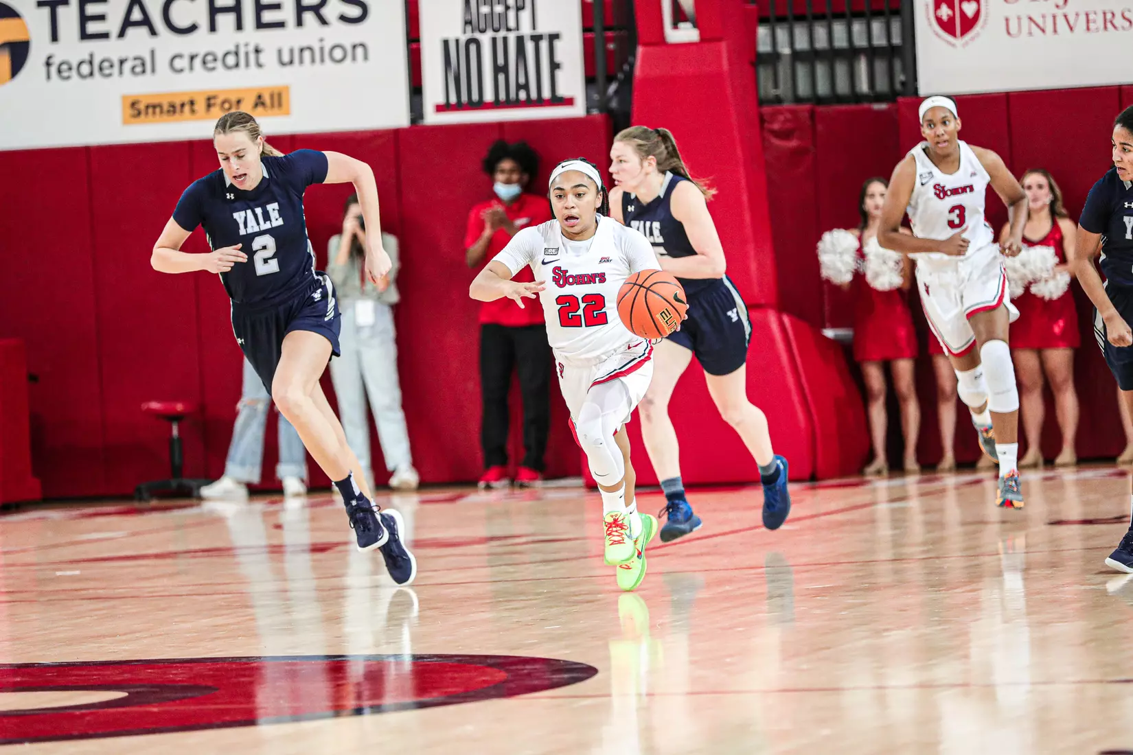 Camree Clegg went a perfect two for two from three point range on her way to 13 points and two rebounds.