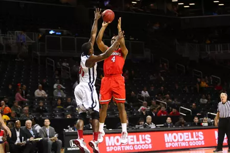 Jones got his first BIG EAST action in the win over Notre Dame at Madison Square Garden.