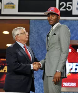Moe Harkless stopped by St. John's a night after scoring 16 points against the Brooklyn Nets.