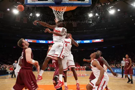 Freshman center Chris Obekpa swatted 11 shots in his Garden debut on Dec. 8.