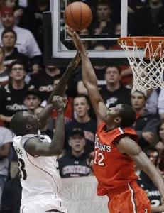 Obekpa tied a St. John's single-season record with 76 blocks, just 15 games into the season.
