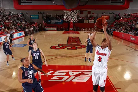 Aliyyah Handford and the Red Storm open the home slate on Tuesday at 7 p.m.