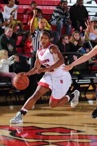 Senior Captain Briana Brown registered 13 points and five rebounds in Tuesday's home-opener against Iona.