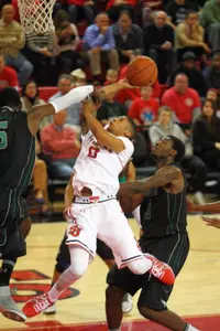Junior guard Jamal Branch spoke about the team's tough non-conference schedule early in the season.