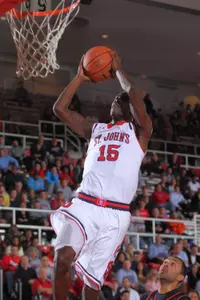 Junior Sir'Dominic Pointer recorded six rebounds and six assists off the bench for St. John's.