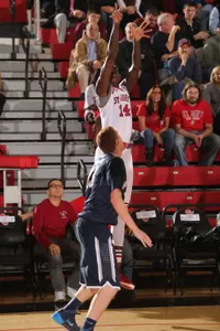 Sophomore JaKarr Sampson posted 14 points and nine rebounds in the 64-54 victory over Monmouth on Friday.