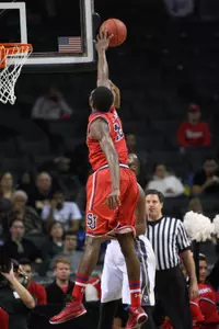 Sophomore Chris Obekpa's shot-blocking ability remained a threat for the Red Storm as it defeated Georgia Tech on Saturday afternoon.