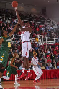 Sophomore Chris Obekpa finished 3-for-4 for six points, seven rebounds, four blocks and two assists in 16 minutes against San Francisco.