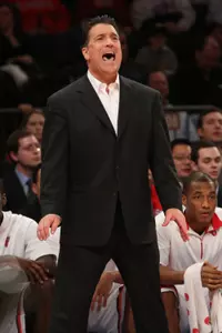 Head Coach Steve Lavin leads the Red Storm against Pittsburgh on Sunday, Feb. 24.