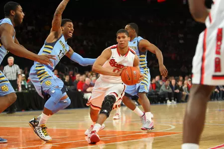Jamal Branch set a career-high with eight assists in the Red Storm's last game vs. Marquette.