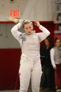 Senior Evgeniya Kirpicheva will look to defend her individual NCAA title in women's foil.