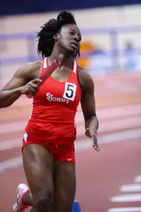 Shenika King won the 200-meter dash at the Monday Meeting.