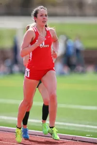 Michelle Duffy placed fourth in the 1500-meter run.