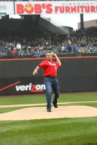 John Franco had been scheduled to throw out the ceremonial first pitch as he did at Citi Field on March 29, 2009.