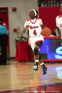 Aaliyah Lewis and the Red Storm play at DePaul on Saturday at 5 p.m.