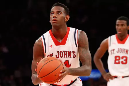 JaKarr Sampson finished with 10 points and nine rebounds against No. 8/10 Villanova on Jan. 11 at Madison Square Garden.
