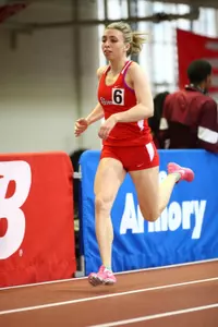 Junior Claire Mooney 400-meter time of 55.65 seconds at last week's Rutgers Invitational is the seventh fastest indoor time in St. John's history.
