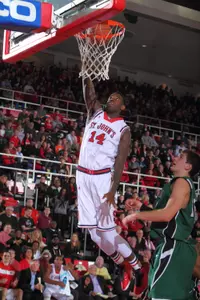 Sophomore JaKarr Sampson finished 6-of-12 from the field for 13 points against Dartmouth.