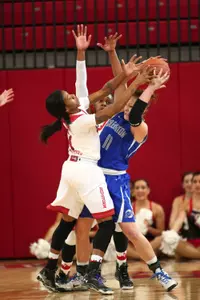 Sophomore Aliyyah Handford tallied a game-high four steals in Wednesday's victory over Creighton.