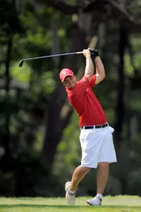 Senior Ben Ludlam carded four birdies on his way to a two-under round of 70 in the first round on Monday.