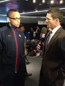 Preseason First Team All-BIG EAST selection D'Angelo Harrison speaks with FOX 5 New York at BIG EAST Media Day.