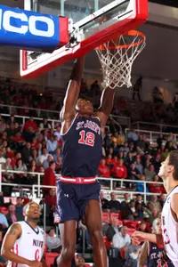 Chris Obekpa recorded his first-career double-double with a 13-point, 13-rebound effort.