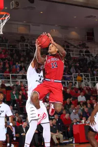 Senior D'Angelo Harrison finished the game with 14 points and seven rebounds against LIU Brooklyn.