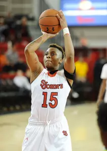 Danaejah Grant poured in 26 points for the Red Storm in the win
