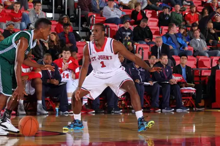 Senior guard Phil Greene and the Red Storm look to improve on the defensive side of the ball against Minnesota on November 26th at the Garden.