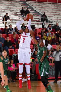 Amber Thompson Recorded Her First Double-Double of the Season