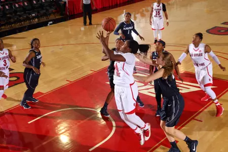 Sophomore Jade Walker tallied 11 points, three rebounds and three steals in the Red Storm's 66-42 home victory over NJIT on Sunday.