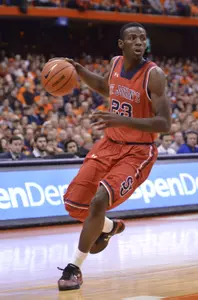 Rysheed Jordan had 11 points and six rebounds against Syracuse.