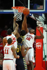 Normally noted for his defense, sophomore center Chris Obekpa is averaging 9.3 points on 76.5 percent shooting to go along with 5.7 rebounds and 3.7 blocks over the last three games.