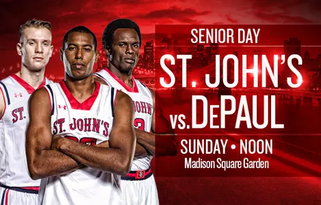 On Sunday, as part of the last regular-season home contest, a pregame ceremony will thank and honor the Red Storm's three graduating student-athletes -- Marc-Antoine Bourgault, Orlando Sanchez and God'sgift Achiuwa.