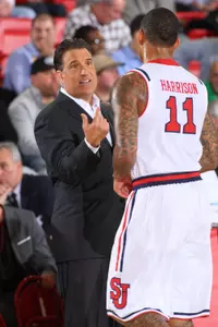 Head coach Steve Lavin and D'Angelo Harrison are ready to open the BIG EAST Tournament against Providence on Thursday.