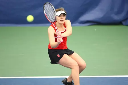 Senior Diamond Adams and the Red Storm will next face Providence at the Billie Jean King National Tennis Center on Saturday.