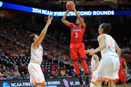 Aliyyah Handford ended the season with a team-best 16.7 points per game.