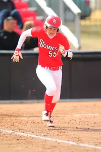 Erin Burner finished 3-for-4 with a pair of home runs against Iona on March 27.