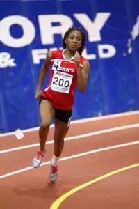 Senior Shayna Presley competed in the 400-meter hurdles at the Mt. Sac Relays in Walnut, Calif., on Friday afternoon.