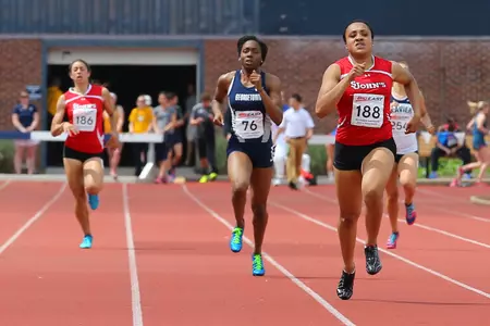 Pariis Garcia (pictured) and Claire Mooney will both return to St. John's next year after featuring on the Red Storm's 4x400-meter relay at this week's NCAA East Regional.