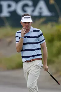 Keegan Bradley made his Presidents Cup debut in October alongside Phil Mickelson.