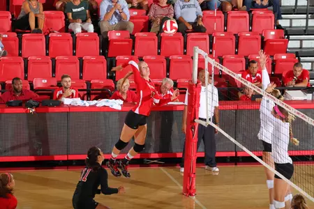 Senior Aleksandra Wachowicz leads the BIG EAST in service aces (27) and second in kill per set (4.15).