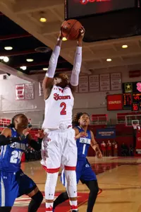 Amber Thompson Became the School's All-Time Rebounding Leader