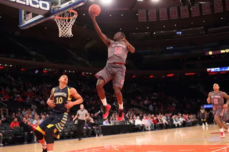 Senior forward Sir'Dominic Pointer posted a double-double against Marquette on Wednesday.