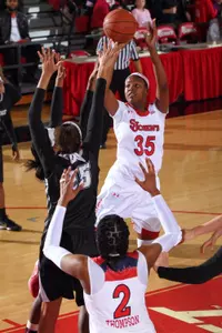 Imani Littleton set new career highs with eight points and eight rebounds