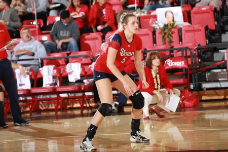 Senior Karin Palgutova picked up her 14th double-double of the season.