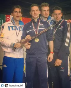 Freshman Ben Natanzon wins first Junior World Cup.