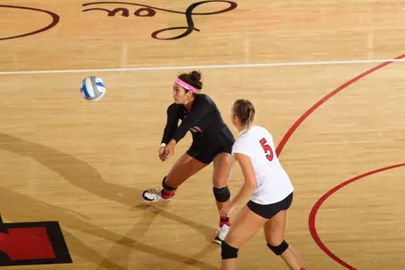 Senior Shawna-Lei Santos is 11 digs away from moving into third-place all-time.