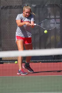 Sophomore Anna Morozova is 4-0 on the season in singles matches.