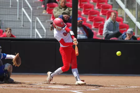 Senior Erin Burner earned her 100th career RBI against Towson on Saturday afternoon.